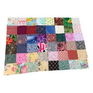 240 Precut 2" Cotton Fabric Squares For Quilting & Crafts